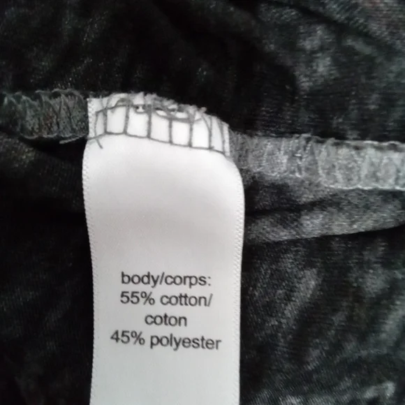 Maurices Black Short Sleeve 'Autumn' Graphic Tee with Floral Leaves - Picture 6 of 7